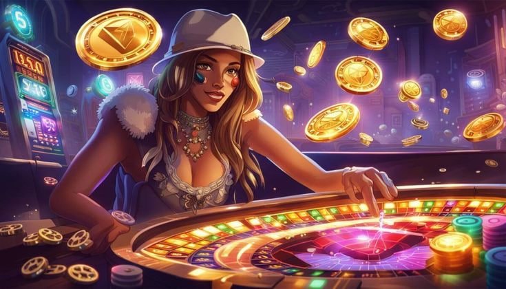 Adult user comparing slots with sports and live casino-style sections